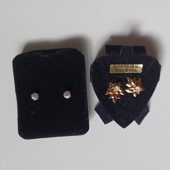 Lot of 21 Pairs of Earrings for Pierced Ears Never Used pre-1999 - Picture 2 of 12